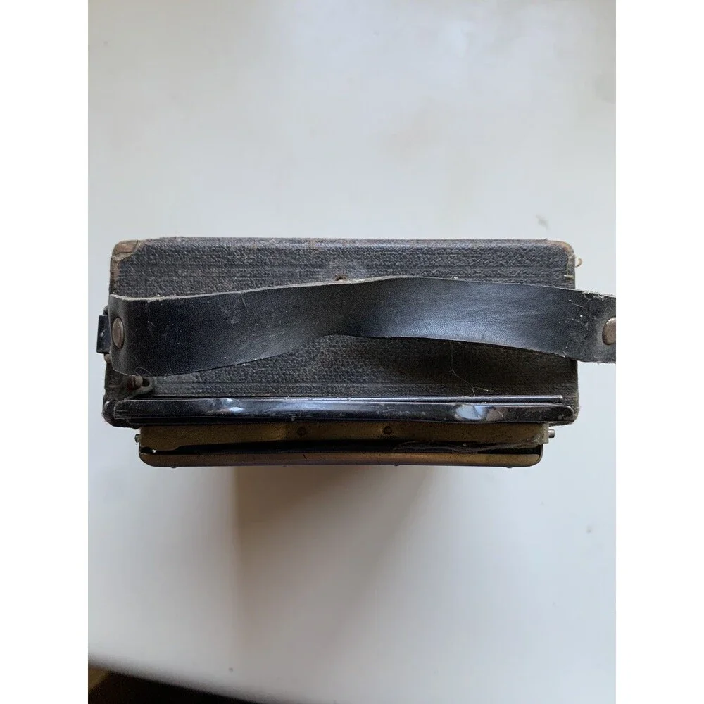 Antique Vintage Folding Camera Vario Rodenstock Munchen 1:6.5 f = 13.5 cm
